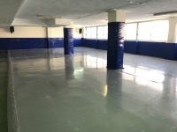 tatami protección lona colegio